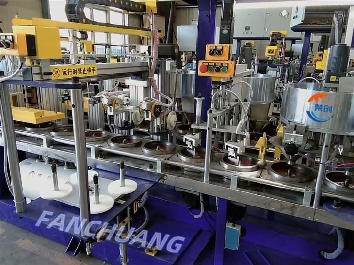 Auto Abrasive Cutting Wheel Forming Machine