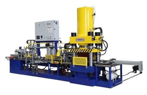 107-125mm double press head cutting disc making machine