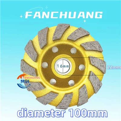 Roda copo diamantada 4"