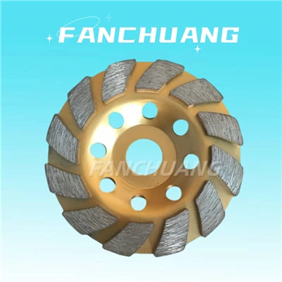 Disco de retificação de diamante de 100-180mm para pedra e concreto