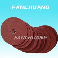 Disco de fibra de óxido de alumina para polimento de aços de aço metal